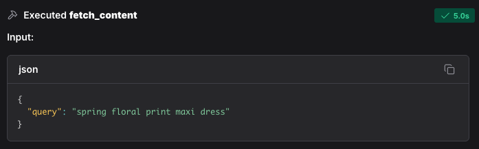 Agent optimized query